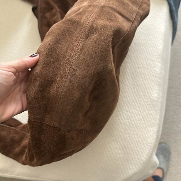 Free People Roma Suede Bag in Coconut Shell - Picture 3 of 5